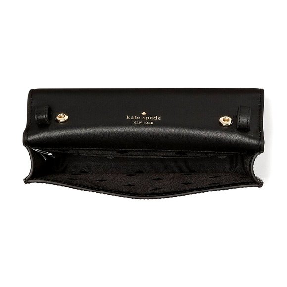 New Kate Spade Cheers Charming Dot Printed Boxed Crossbody Black Multi - Picture 6 of 6